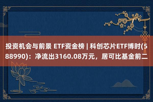 投资机会与前景 ETF资金榜 | 科创芯片ETF博时(588990)：净流出3160.08万元，居可比基金前二