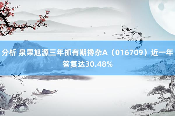 分析 泉果旭源三年抓有期搀杂A（016709）近一年答复达30.48%