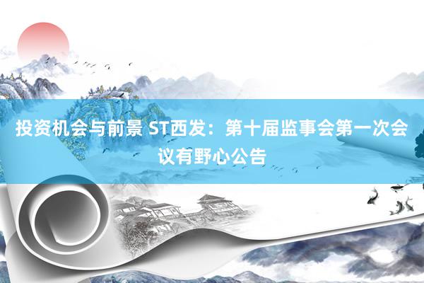 投资机会与前景 ST西发：第十届监事会第一次会议有野心公告